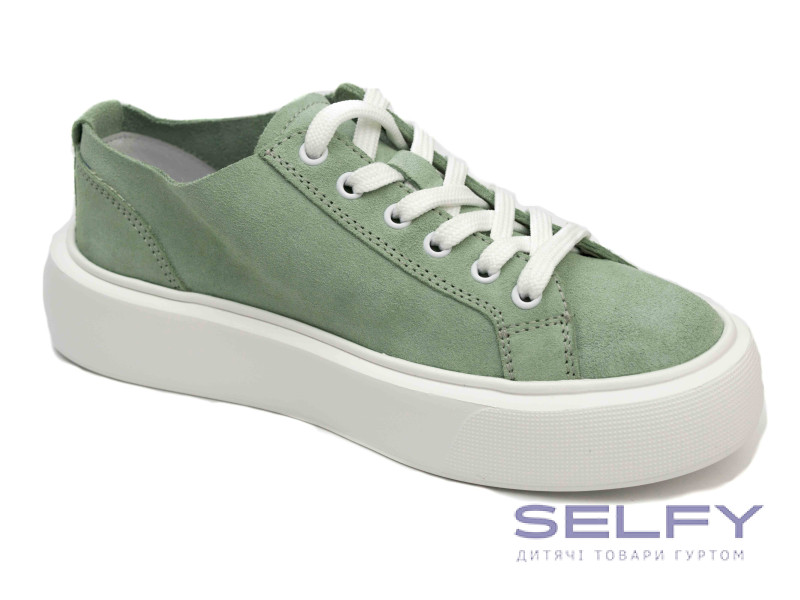 Кеды Ш-521 мятные, замша, кожа 32-40, Фото 1