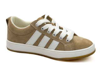 Кросівки Ш-527 бежеві, замш, сітка, шкіра 31-39