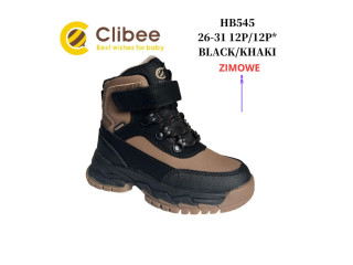 Черевики зимові Clibee HB545 black-khaki 26-31