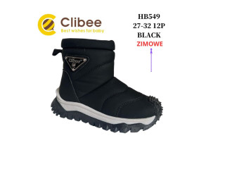 Черевики зимові Clibee HB549 black 27-32