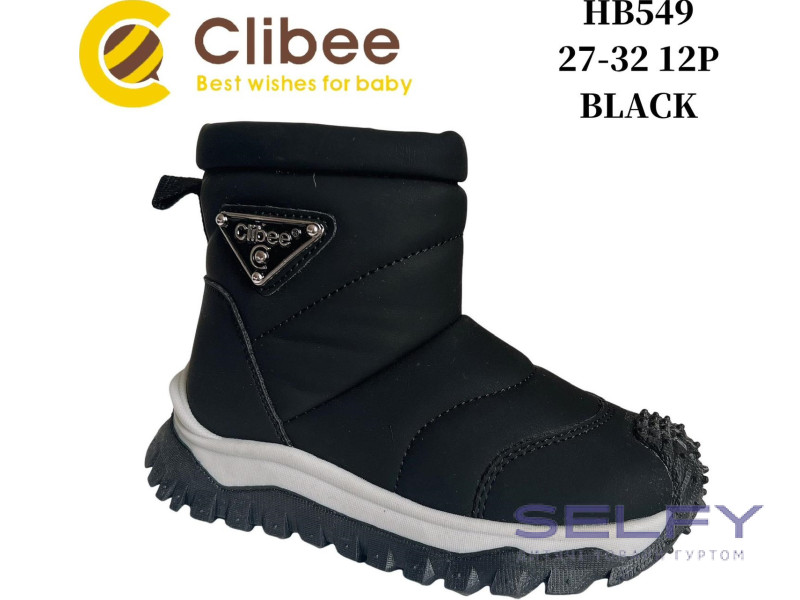 Черевики зимові Clibee HB549 black 27-32, Фото 1