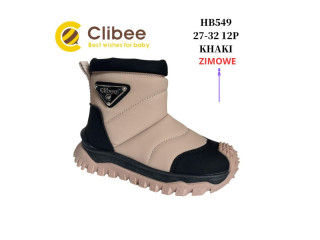 Черевики зимові Clibee HB549 khaki 27-32