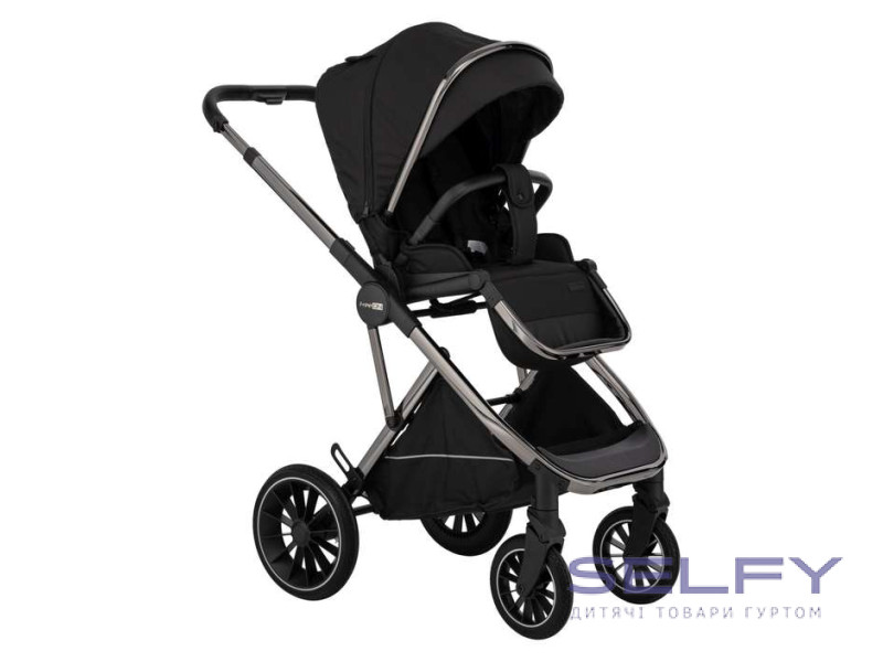 Коляска для дитини універсальна 3 в 1 FreeON Allegro, black, Фото 4