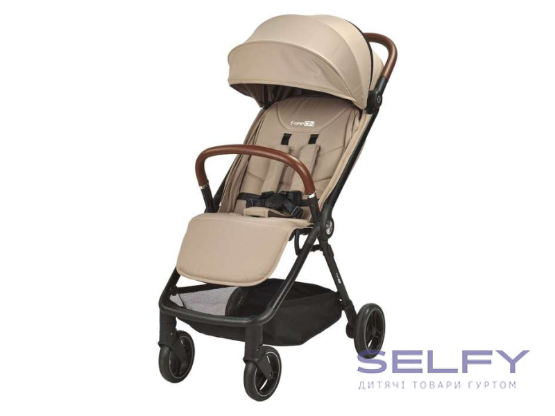 Коляска для ребенка прогулочная FreeOn Bold, beige, Фото 1