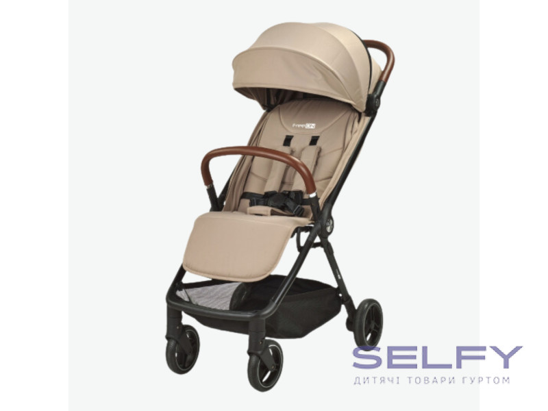 Коляска для ребенка прогулочная FreeOn Bold, beige, Фото 3