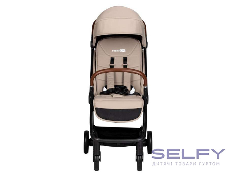 Коляска для ребенка прогулочная FreeOn Bold, beige, Фото 5