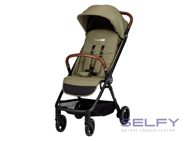 Коляска для ребенка прогулочная FreeOn Bold, khaki, Фото 1