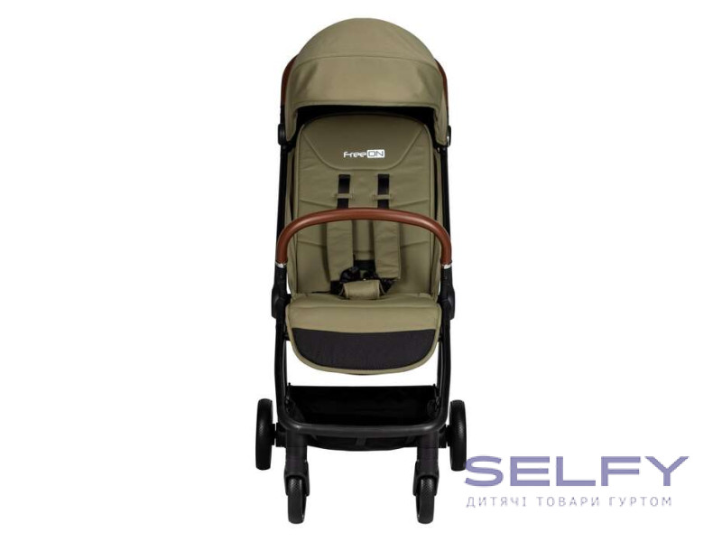 Коляска для ребенка прогулочная FreeOn Bold, khaki, Фото 4