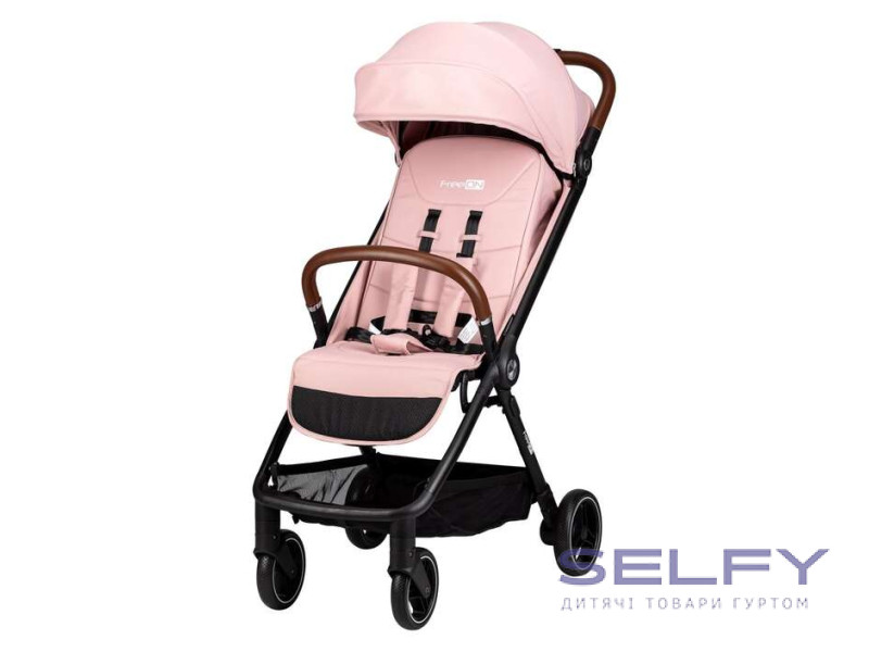 Коляска для ребенка прогулочная FreeOn Bold, powder pink, Фото 1