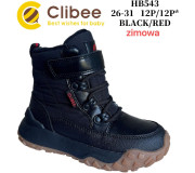 Хайтопи зимові Clibee HB543 black-red 26-31