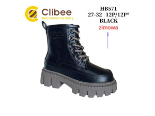 Черевики зимові Clibee HB571 black 27-32