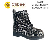 Черевики Clibee KA540 black-white 21-26