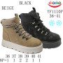Черевики зимові ShoSho YF1110P black 36-41 Черевики зимові ShoSho YF1110P black 36-41