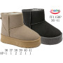Уггі зимові ShoSho YF1150P beige 36-41 Уггі зимові ShoSho YF1150P beige 36-41