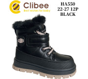Черевики зимові Clibee HA550 black 22-27