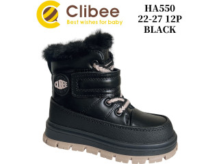 Черевики зимові Clibee HA550 black 22-27