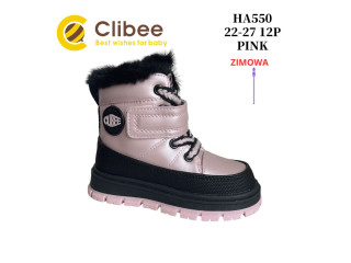 Черевики зимові Clibee HA550 pink 22-27