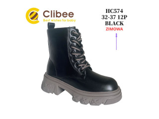 Черевики зимові Clibee HC574 black 32-37