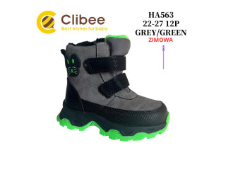 Черевики зимові Clibee HA563 grey-green 22-27