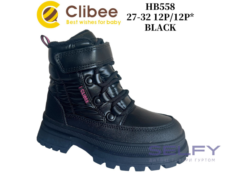 Черевики зимові Clibee Clibee HB558 black 27-32, Фото 1