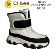 Черевики зимові Clibee Clibee HB555 beige 27-32