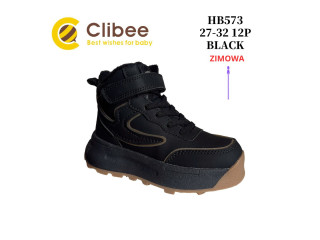 Хайтопи зимові Clibee HB573 black 27-32