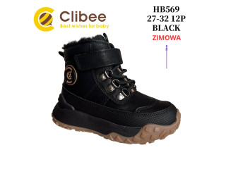 Хайтопи зимові Clibee HB569 black 27-32