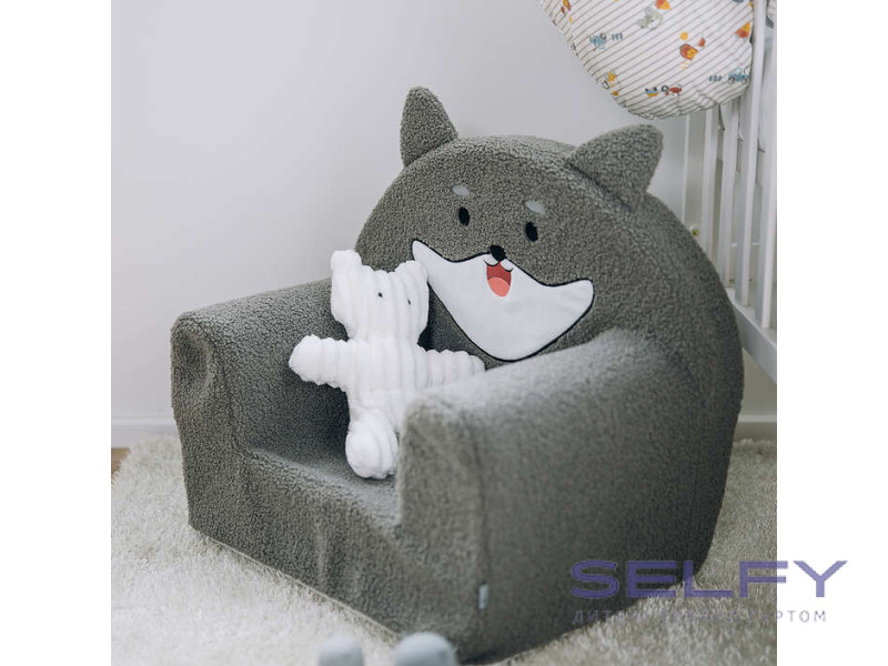 Крісло дитяче Bubaba by FreeON Dog, dark grey, Фото 3