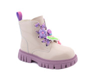 Черевики дитячі Apawwa N753 beige-purple 26-31 по-розмірно