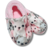 Тапочки Memory Waldi Home 24-33 рожеві, бульдожки