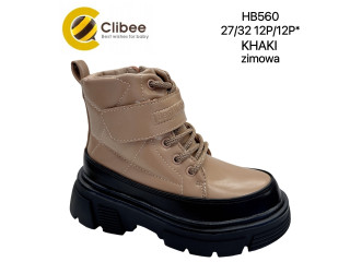 Черевики зимові Clibee Clibee HB560 khaki 27-32