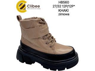 Черевики зимові Clibee HB560 khaki 27-32 Черевики зимові Clibee HB560 khaki 27-32