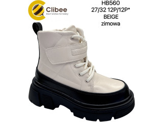 Черевики зимові Clibee HB560 beige 27-32