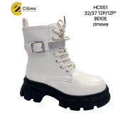 Черевики зимові Clibee Clibee HC551 beige 32-37