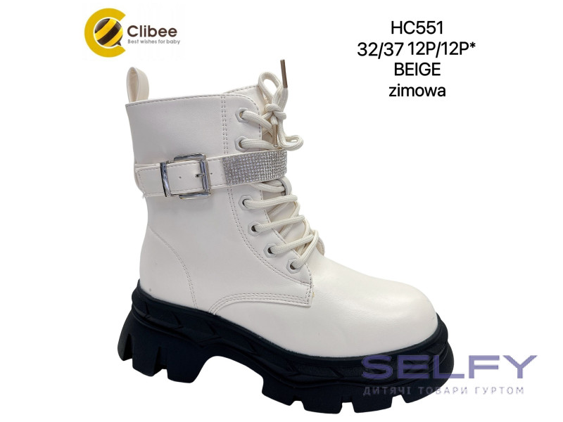 Черевики зимові Clibee HC551 beige 32-37, Фото 1