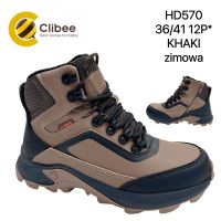 Черевики зимові Clibee Clibee HD570 khaki 36-41