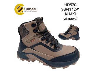 Черевики зимові Clibee Clibee HD570 khaki 36-41