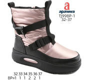 Дутики Apawwa TJ998P-1 pink 32-37