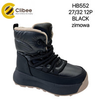 Черевики зимові Clibee Clibee HB552 black 27-32