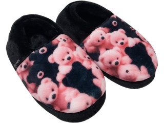 Тапочки Memory Waldi Home 24-33 чорні, ведмедик