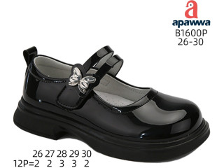 Туфлі дитячі Apawwa B1600P black 26-30
