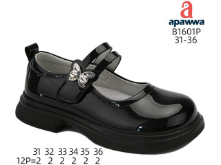 Туфлі дитячі Apawwa B1601P black 31-36
