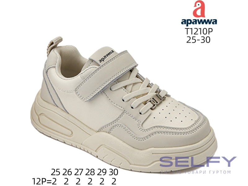 Кросівки дитячі  Apawwa T1210P beige 25-30, Фото 1