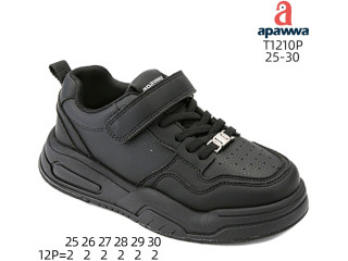 Кроссовки детские Apawwa T1210P black 25-30