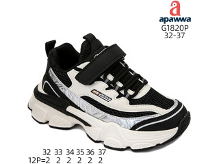 Кросівки дитячі Apawwa G1820P black 32-37