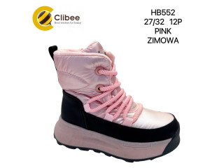 Черевики зимові Clibee HB552 pink 27-32