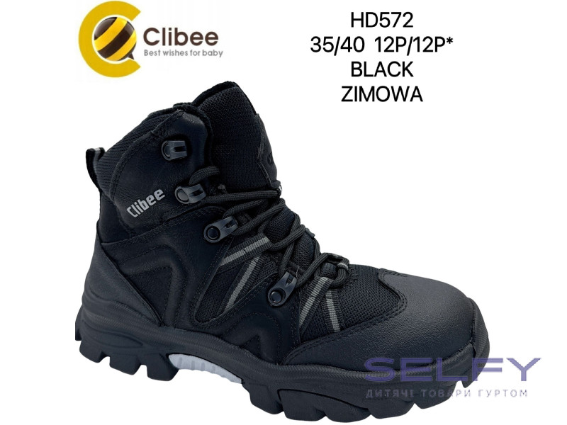 Черевики зимові Clibee Clibee HD572 black 35-40, Фото 1