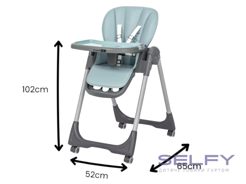 Стільчик для годування дитини FreeON KAI, turquoise, Фото 7