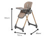 Стільчик для годування дитини FreeON Kai, mocha, Фото 16