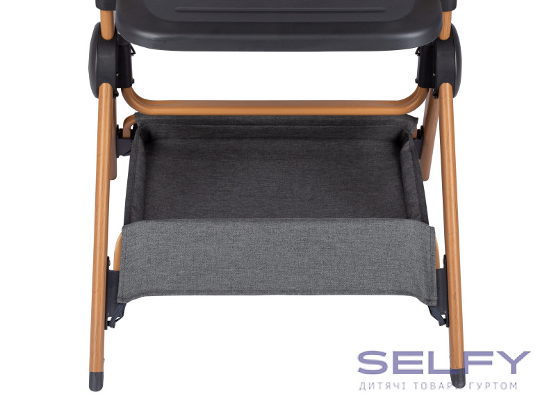 Приліжкове ліжечко та стільчик для дитини Nest & Feed 2 в 1 FreeON, grey, Фото 4